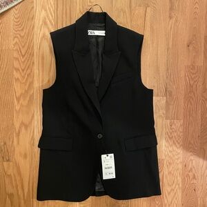 Zara Sleeveless Blazer